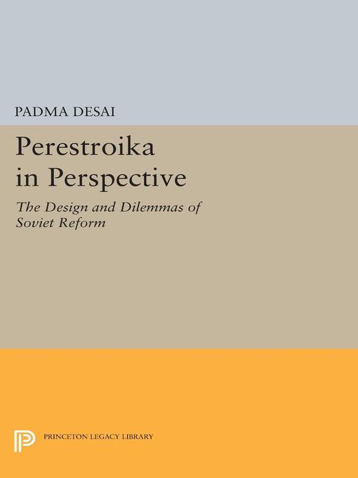 Upplýsingar um Perestroika in Perspective eftir Padma Desai - Biðlisti